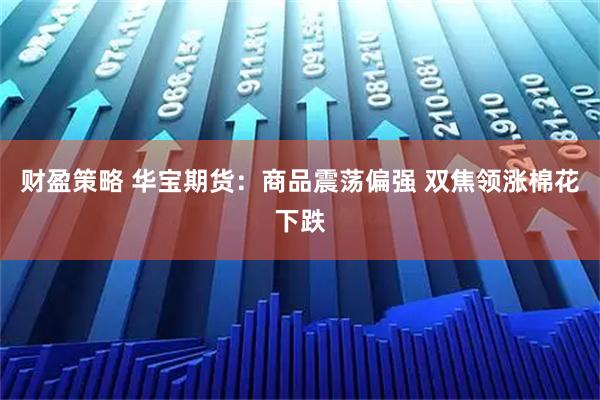 财盈策略 华宝期货：商品震荡偏强 双焦领涨棉花下跌