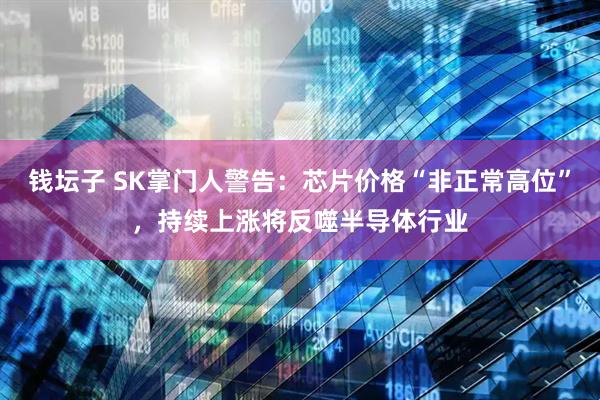 钱坛子 SK掌门人警告：芯片价格“非正常高位”，持续上涨将反噬半导体行业